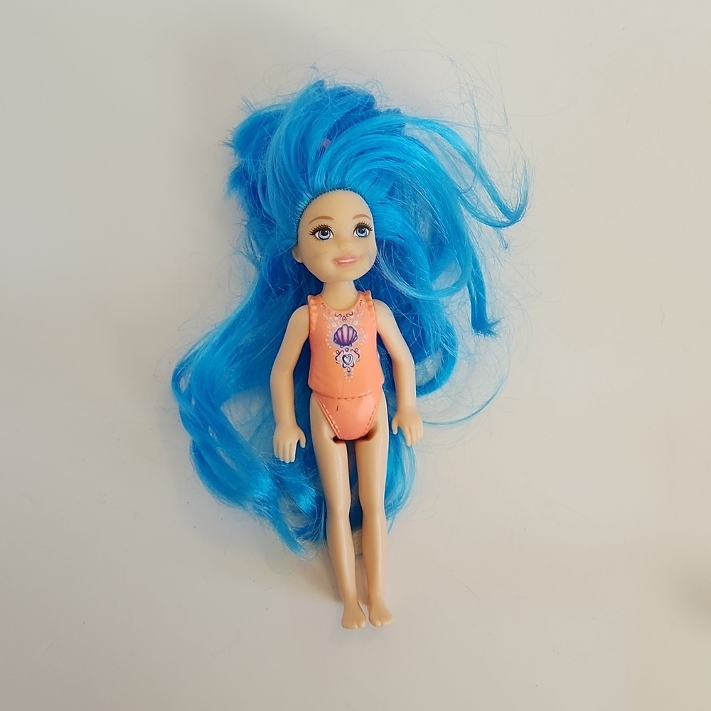 Barbie Dreamtopia Chelsea Sprite Doll With Blue Hair Barbies Sister Litt…